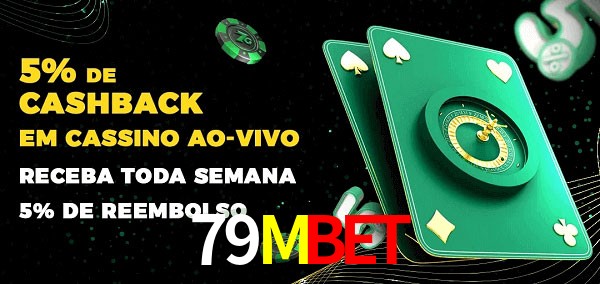 Promoções do cassino ao Vivo 79Mbet